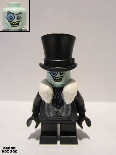 lego 2017 mini figurine sh0314 The Penguin White Fur Collar 