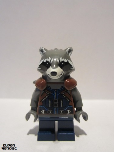 lego 2017 mini figurine sh0384 Rocket Raccoon Dark Blue Outfit 