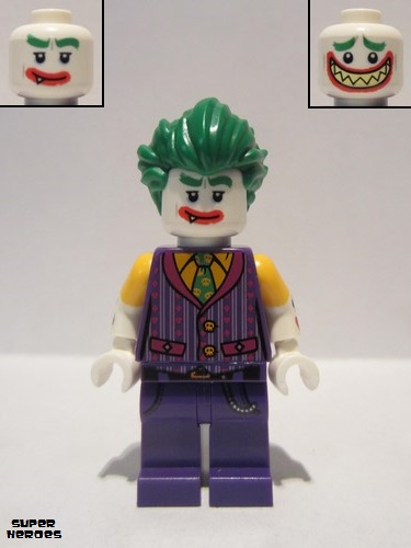 Green Minifig Hair Bushy Swept Back LEGO The Joker 