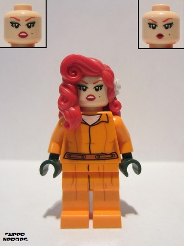 lego 2017 mini figurine sh342 Poison Ivy Prison Jumpsuit 