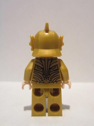 Lego New Pearl Gold Torso Atlantean Armor with Metallic Gold Plates Pattern 