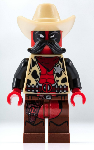 lego 2018 mini figurine sh0520 Sheriff Deadpool (Comic-Con 2018 Exclusive) 
