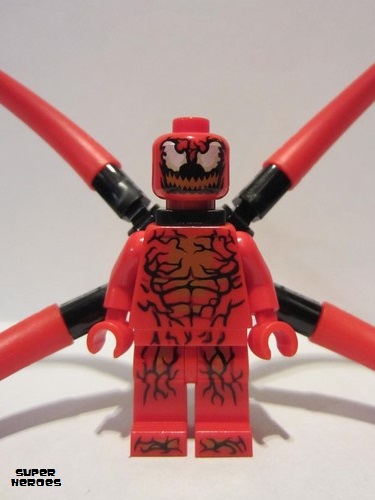 lego 2018 mini figurine sh0541 Carnage Long Appendages 