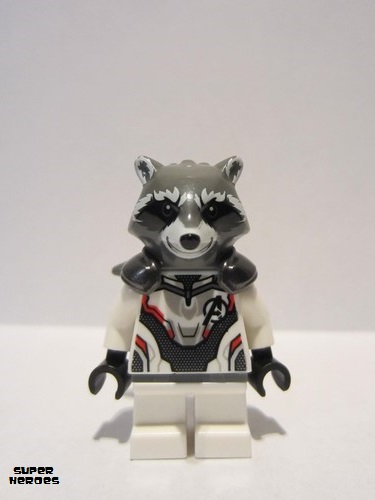 lego 2019 mini figurine sh0569 Rocket Raccoon White Jumpsuit 
