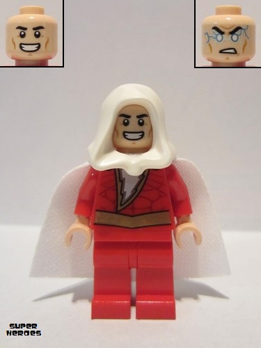 lego 2019 mini figurine sh0592 Shazam White Hood, Spongy Cape 