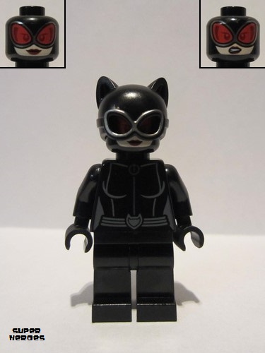 lego 2019 mini figurine sh0595 Catwoman Red Goggles 