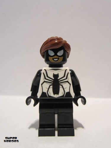 lego 2020 mini figurine sh0615 Spider-Girl Black and White 