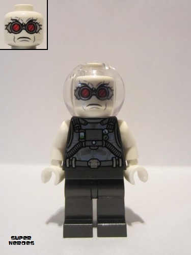 lego 2020 mini figurine sh0662 Mr. Freeze Pearl Dark Gray 