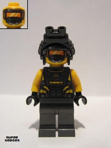 lego 2020 mini figurine sh0668 AIM Agent Night Vision Goggles 