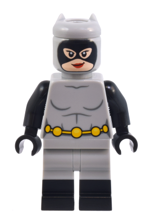 lego 2024 mini figurine sh961 Catwoman Light Bluish Gray Suit 