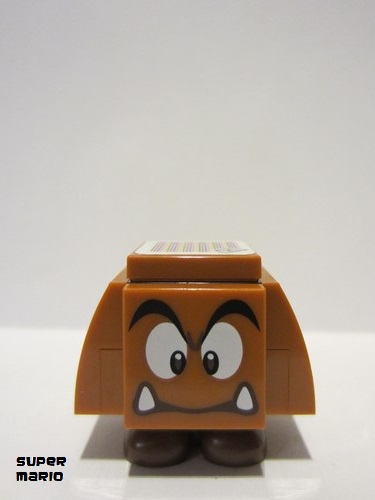 lego 2020 mini figurine mar0034 Goomba Neutral - Black Interior Piece 