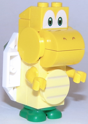 lego 2020 mini figurine mar0037 Koopa Troopa Scanner Code with Yellow Lines 