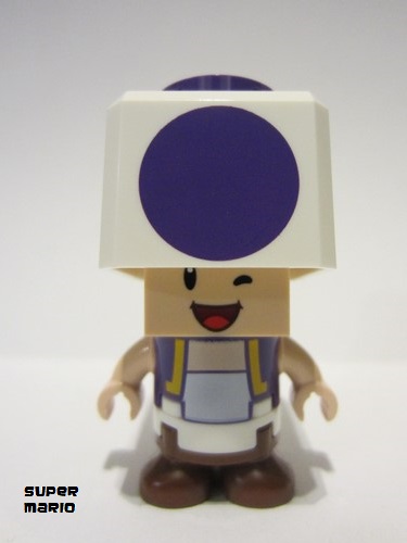 lego 2022 mini figurine mar0129 Purple Toad