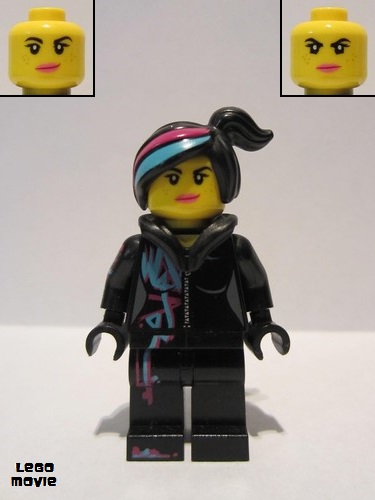 lego 2014 mini figurine tlm027 Wyldstyle With Hood Folded Down 