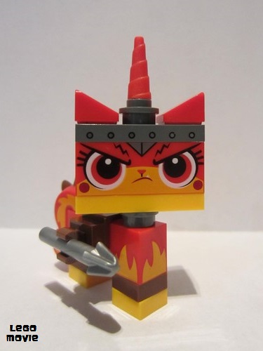 lego 2019 mini figurine tlm147b Unikitty Warrior Kitty, Frowning 