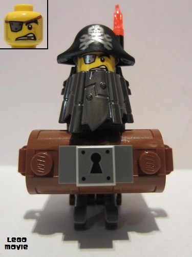 lego 2019 mini figurine tlm177 MetalBeard Chest Body 