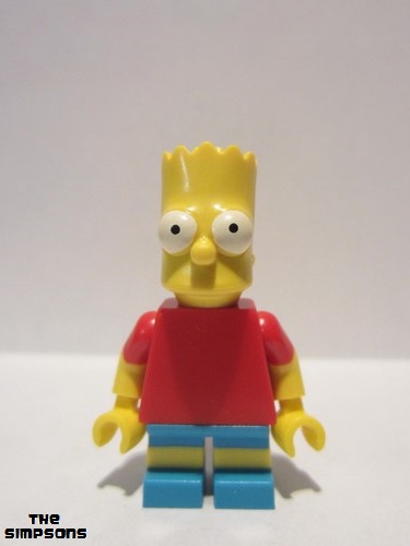 lego 2015 mini figurine sim026 Bart Simpson