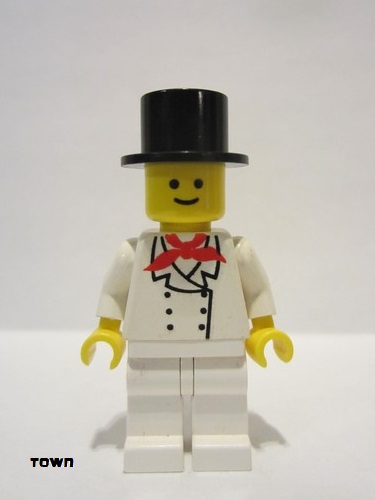 lego 1980 mini figurine chef003 Chef