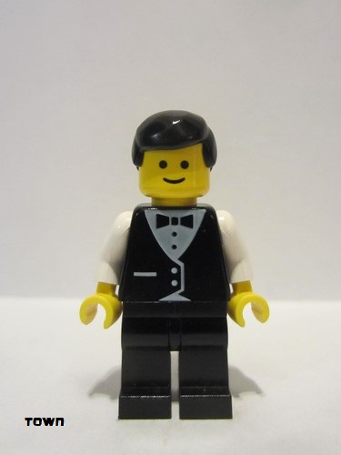 lego 1990 mini figurine wtr002 Waiter