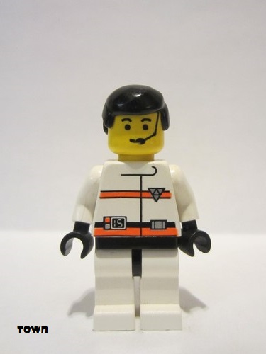 lego 1998 mini figurine rsq006 Res-Q 3 Black Male Hair 