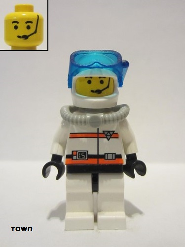 lego 1998 mini figurine rsq007 Res-Q 3 Diver 