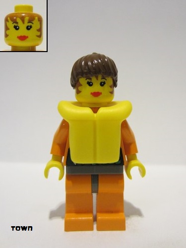 lego 2001 mini figurine twn022 Citizen