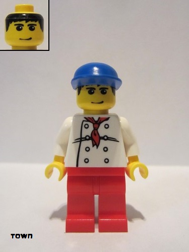 lego 2005 mini figurine chef013 Chef