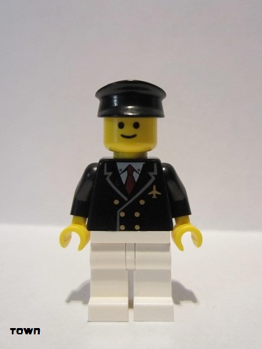 lego 2006 mini figurine air029 Airport - Pilot