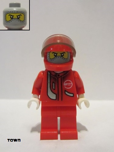 lego 2006 mini figurine rac034 Racer