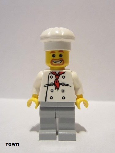 lego 2007 mini figurine chef016 Chef
