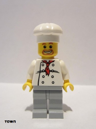 lego 2007 mini figurine chef016 Chef