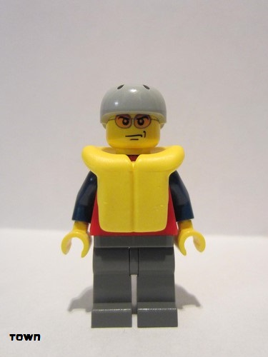 lego 2008 mini figurine air040 Raft Rider  