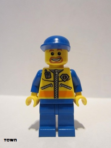 lego 2008 mini figurine cty0070 Coast Guard City - Patroller 1  