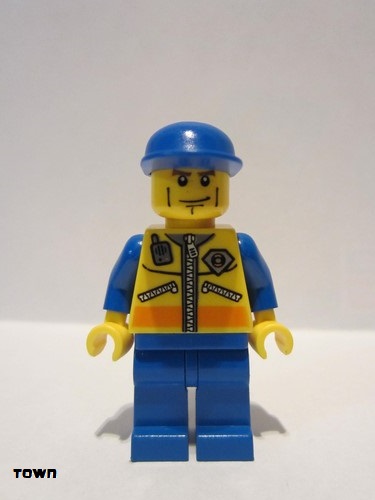 lego 2008 mini figurine cty0077 Coast Guard City - Patroller 2  