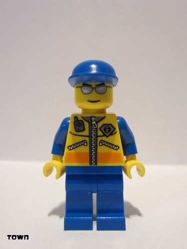 lego 2008 mini figurine cty0089 Coast Guard City - Patroller 3