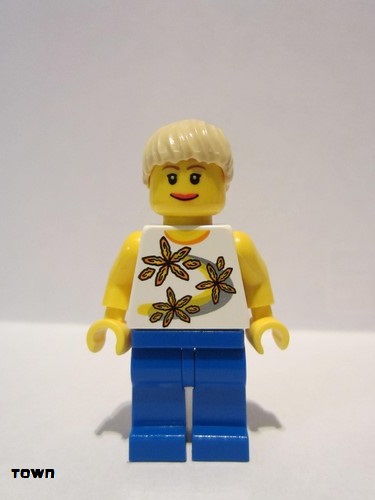 lego 2009 mini figurine cty0130 Citizen