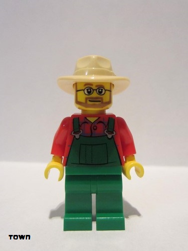 lego 2009 mini figurine cty0133 Farm Hand