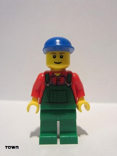 lego 2009 mini figurine cty0136 Farm Hand