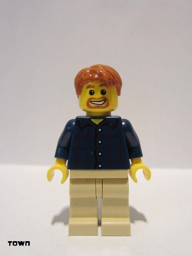 lego 2009 mini figurine twn075 Farmer