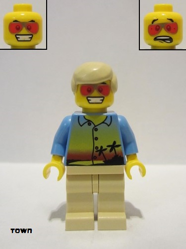 lego 2009 mini figurine twn077 Citizen