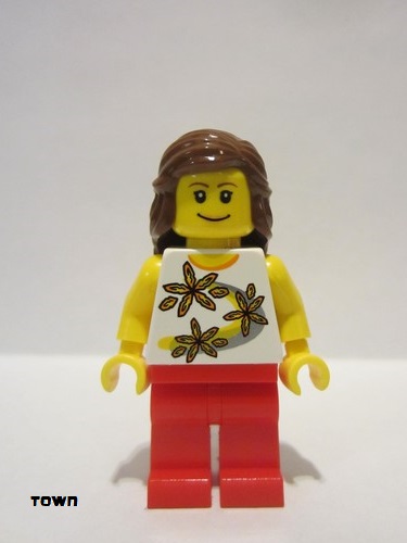 lego 2009 mini figurine twn089 Citizen