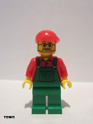 lego 2010 mini figurine cty0170 Farmer