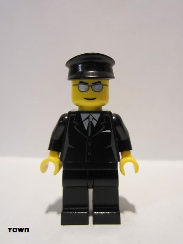 lego 2010 mini figurine cty0172 Airport Limo Driver