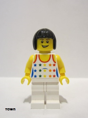 lego 2010 mini figurine cty0182 Citizen