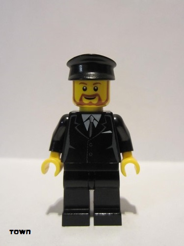 lego 2010 mini figurine cty0189 Tram Driver