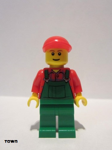 lego 2010 mini figurine twn115 Farmer