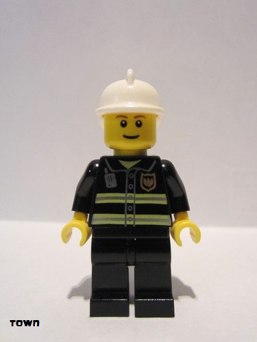 lego 2011 mini figurine cty0090b Fire