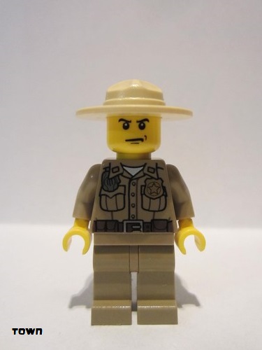 lego 2012 mini figurine cty0425 Forest Police