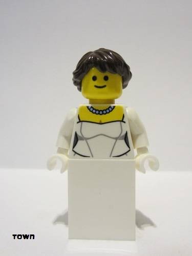 lego 2012 mini figurine twn157 Bride