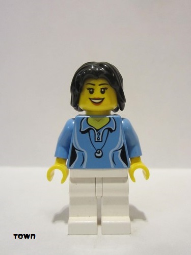 lego 2012 mini figurine twn165 Glider Passenger  